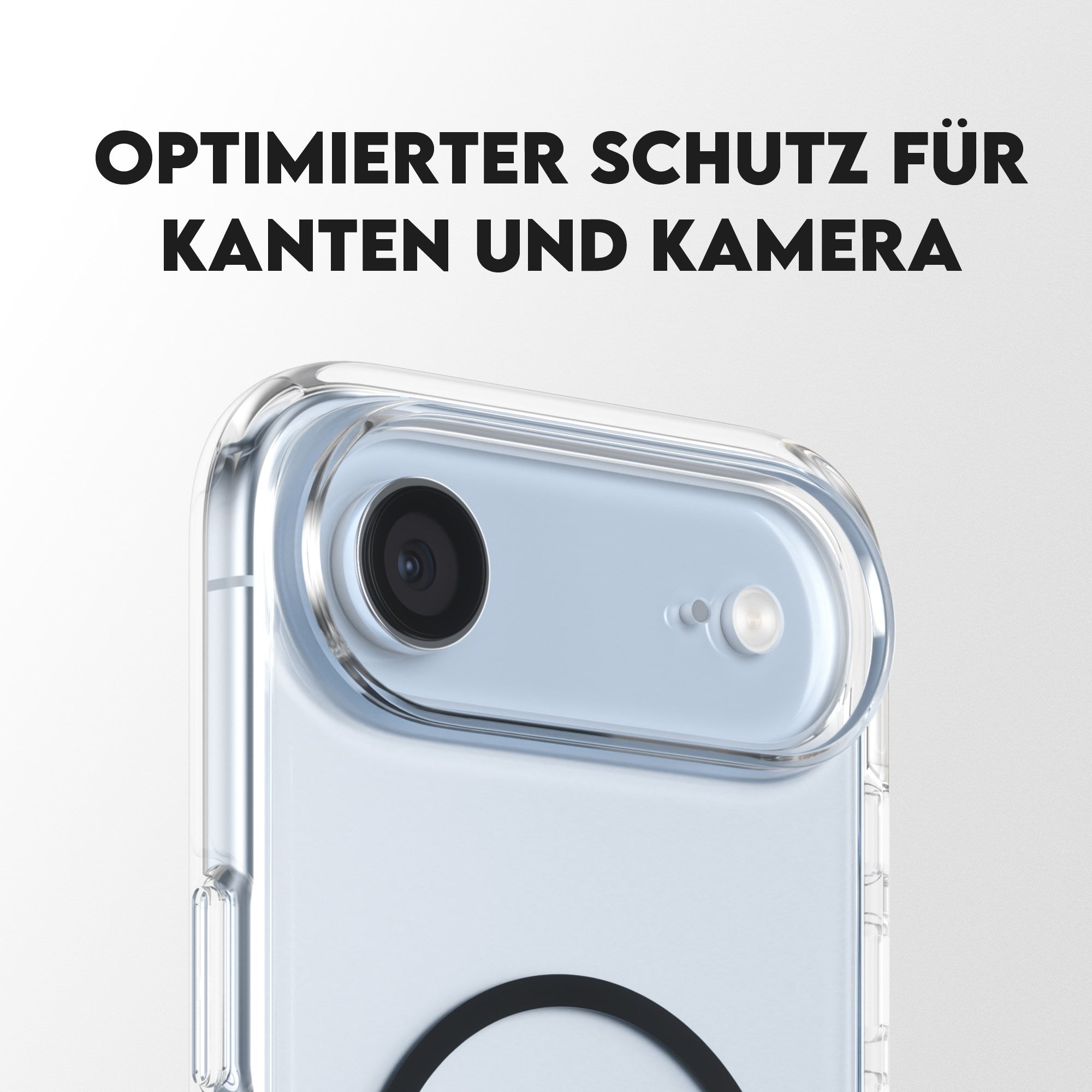 CARE™ by PanzerGlass® Urban Explorer Case Transparent m. Schwarz MagSafe iPhone Air